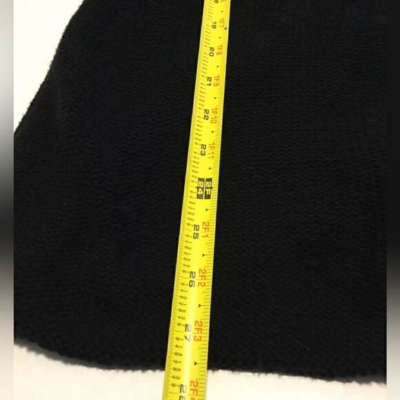 DAISY FUENTES Womens Size Small - Long Sleeve Black Button Open Sweater Cardigan - Picture 7 of 8